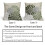 Conjunto de 2 capas de almofada florais verde-sálvia escuro, 50x50cm (20x20 polegadas). 6