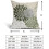Conjunto de 2 capas de almofada florais verde-sálvia escuro, 50x50cm (20x20 polegadas). 5