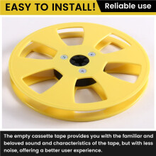 5inch 6-Hole Empty Tape Reel for 1/4 Inch Open Reel Tape Recorder NAB-Hub Replacement with Gasket B