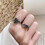 Sterling Silver Vintage Floral Open Ring 925 5