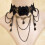 Gothic-Spitzenchoker-Halskette im viktorianischen Stil 4