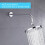 Swivel Shower Head Adapter Joint Extendable Adjustable 4