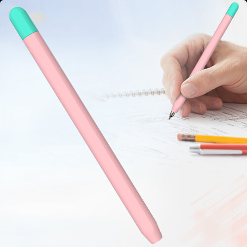 Pink silicone stylus pen grip sleeve for capacitive touch 1