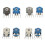 Encoder per rotella del mouse antipolvere, argento, 8 mm–11 mm, 2 pezzi 7
