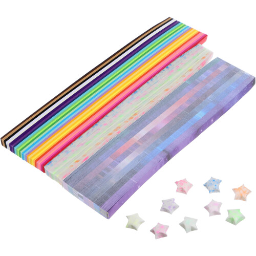 Raindrops Star Paper Strips for Origami and Decorations 2