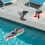 2.4G RC Boat with LED Lights 49MHz Compatible Durable 5