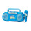 Kids Karaoke Microphone Portable Mini Speaker Blue 4
