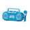Kids Karaoke Microphone Portable Mini Speaker Blue 5