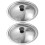 Hemoton Edelstahl-Topfdeckel mit Bakelitgriff, 27,5 cm 5