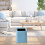 Mini lixeira de mesa sem tampa, design moderno e simples. 5