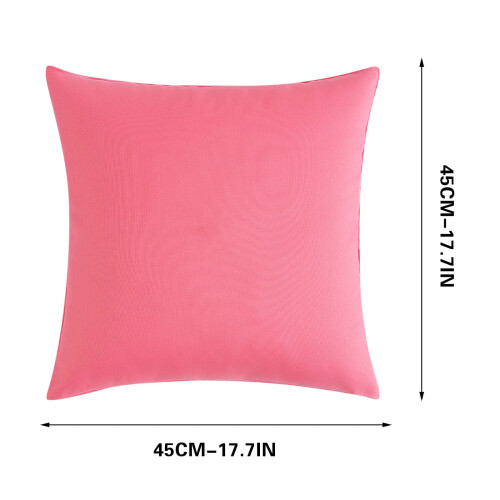 Housse de coussin d'extérieur imperméable carrée 18x18 pouces 1