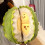 Peluche a forma di durian, cuscino con frutta morbida staccabile 6