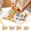 White Easter Placemats Plastic 4-Pack Rustic Vintage 3