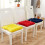 Coussin de chaise en microfibre avec attaches, antidérapant et lavable 3