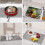 Tapis d'évier en silicone gris 11,5 x 18,2 pouces 8