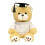 Graduation Bear Plush Toy Brown 10 inch 2