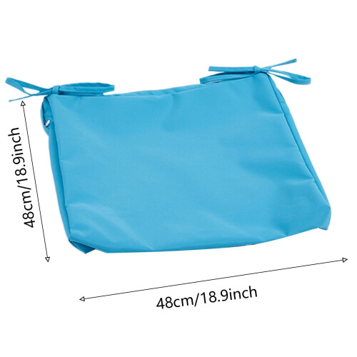 Outdoor Square Cushion Cover Polyester Water-Resistant 1
