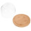 Wooden Brown Cake Plate with Cover 1 Set 6