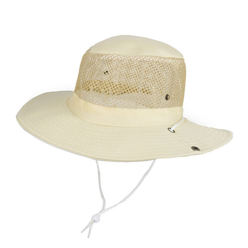 Cappello a secchiello in rete per uomo e donna, a tesa larga, pieghevole. 1