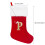 Chaussettes de Noël rouges avec initiales 19,68 pouces 26 lettres 4