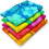 Hibiscus Cotton Beach Towel Multicolor 4-Pack 7