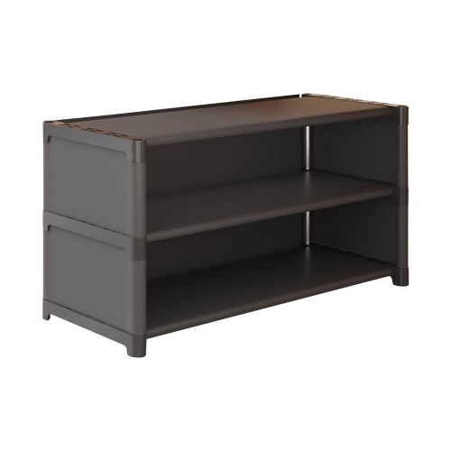 3-Tier Shoe Rack for Dormitory Under Bed 56.5x30x38 cm 1