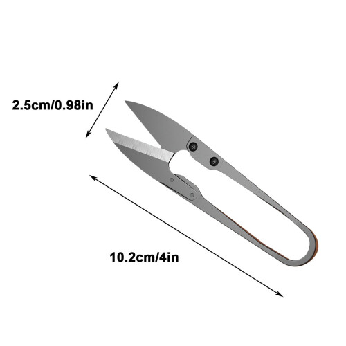U-shaped scissors black multicolour 1 piece 2