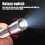 Y-059 Silver Mini Flashlight Aluminum Alloy 1-Pack 6