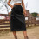 Dames denim utility rok met elastische taille, A-lijn minirok 4