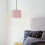 Ovaler Lampenschirm aus Samt, groß, für Schlafzimmer oder Wohnzimmer, 1 Set 4
