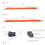 Steering Wheel Lock Anti-Theft Device Universal 80cm 6