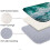 Beach Waves badetæppe skridsikkert memory foam L 5