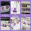 Dried Lavender Flower Sachets Purple 75 Pack 8