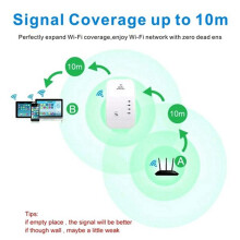 Repetidor WiFi Extensor Wifi 300M 2.4G Amplificador Wi-Fi Repetidor Wi-Fi Punto de Acceso Enchufe UE