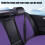 WZXPWT Ventilated Car Seat Cushion Ergonomic Breathable 1 4