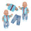 Halloween-juldockoutfit för 16-18 tums dockor 7