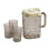 Light Luxury Cold Water Kettle 2L Cool White with 3 Cups 2