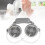 Foldable Neck Fan - Vvikizy - White - Two Speed Settings - Foldable Tube - USB Charging 1