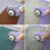 Rotary Cutter 45mm Fabric Ergonomic Handle Purple 6
