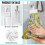 Soft Absorbent Daisy Hand Towels with Snap Button and 6