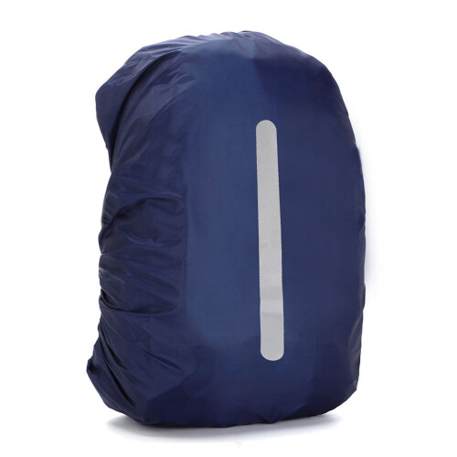 Dustproof Waterproof Backpack Rain Cover Dark Blue 30L 1