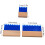 Professional Texturing Combs Set Plastic Handle 3 Pieces 5