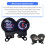 Digital Motorcycle Speedometer and Tachometer Odometer Black 4