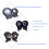 Motorcycle Speedometer and Tachometer Odometer Black 5