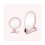 Handheld Magnifier Mirror Pink 10X Double-Sided 3