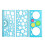 Kids Geometry Drawing Stencils Set Flowers Shapes Ruler 12 2