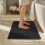 Bathroom rug, soft short pile plush bath mat, quick-drying and absorbent 2