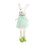 Plush Easter Bunny Decor Blue 17.3In Long Legs 2