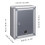 Aluminium Alloy Small Mailbox Grey Lock 2
