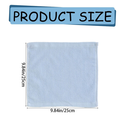 Microfiber Dish and Burp Cloths 5pcs 9.84"x9.84" 2